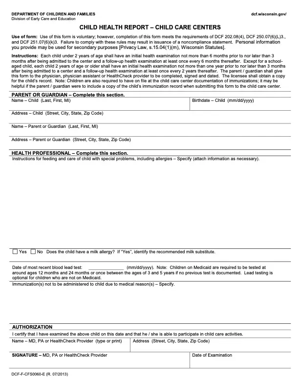 Child-Health-Report