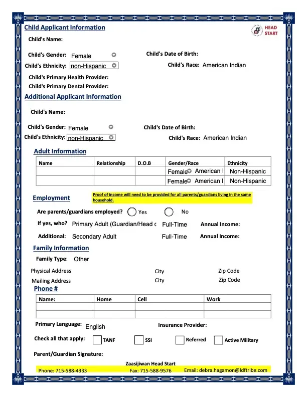 Fillable-Online-Application